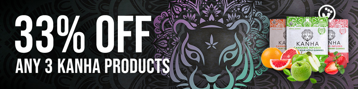 Kanha—33-Off-3—Deals-4×1-1200×300–240212 33% Off Any 3 Kahna Gummies
