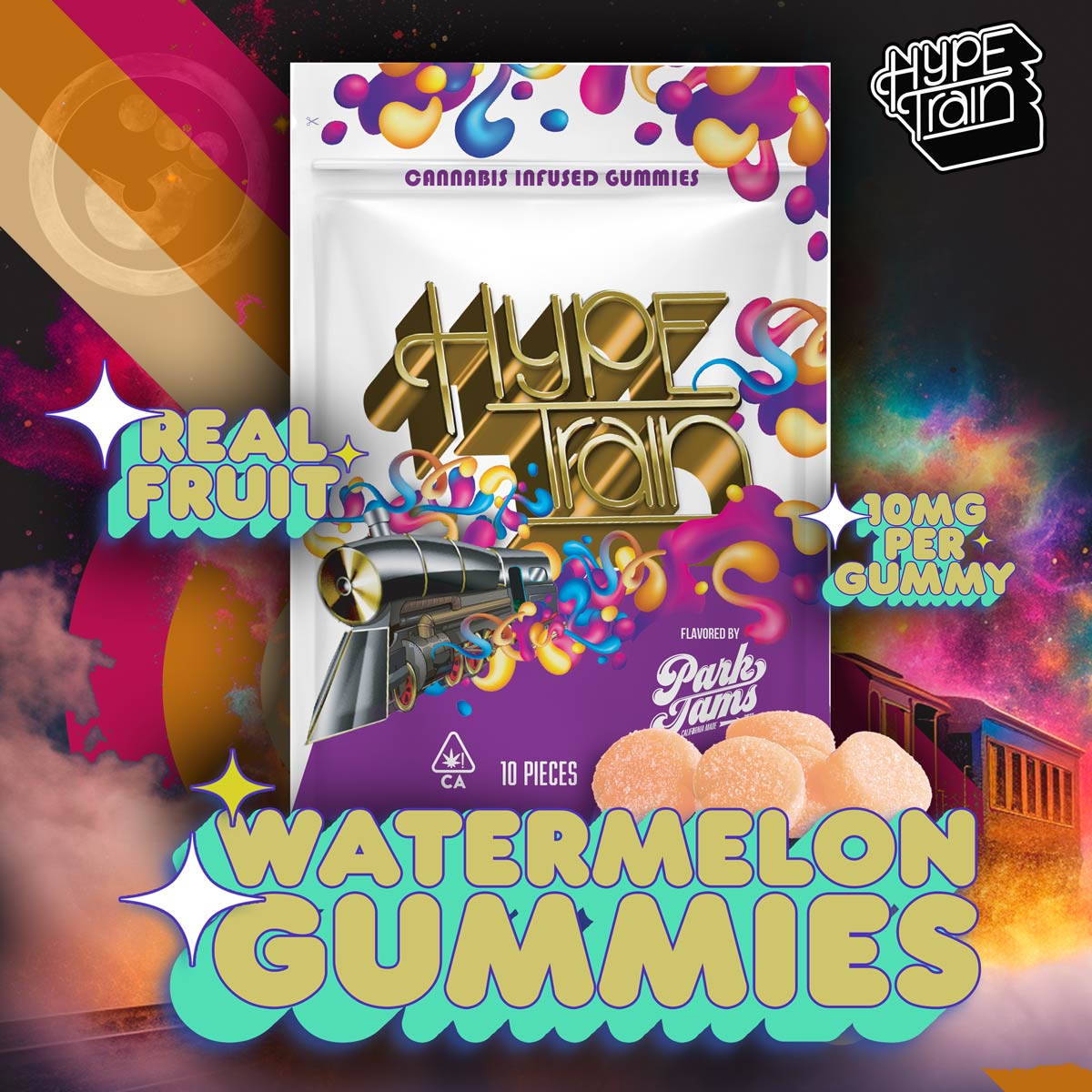 Hype Train - Watermelon Gummies