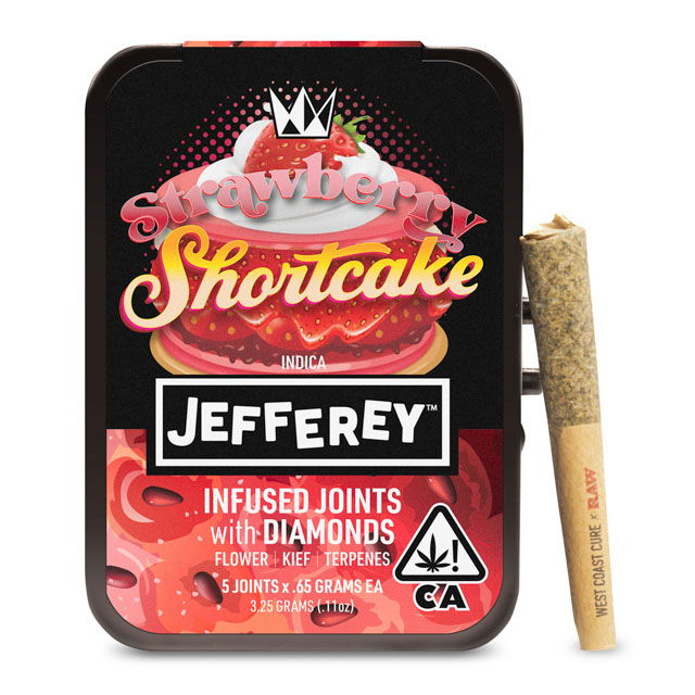 West Coast Cure - Strawberry Shortcake Infused Jefferey 5 Pack 3.25g