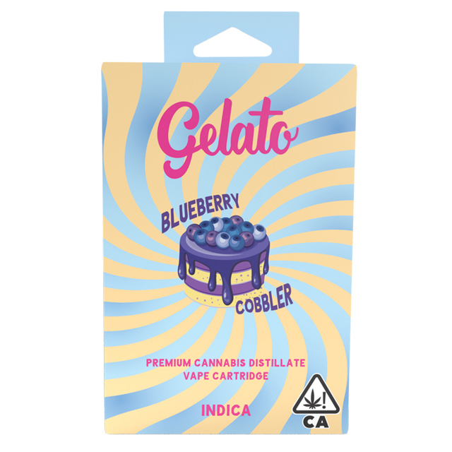 Gelato – Vapes – Blueberry Cobbler – WHT BG Gelato - Blueberry Cobbler Cartridge 1g