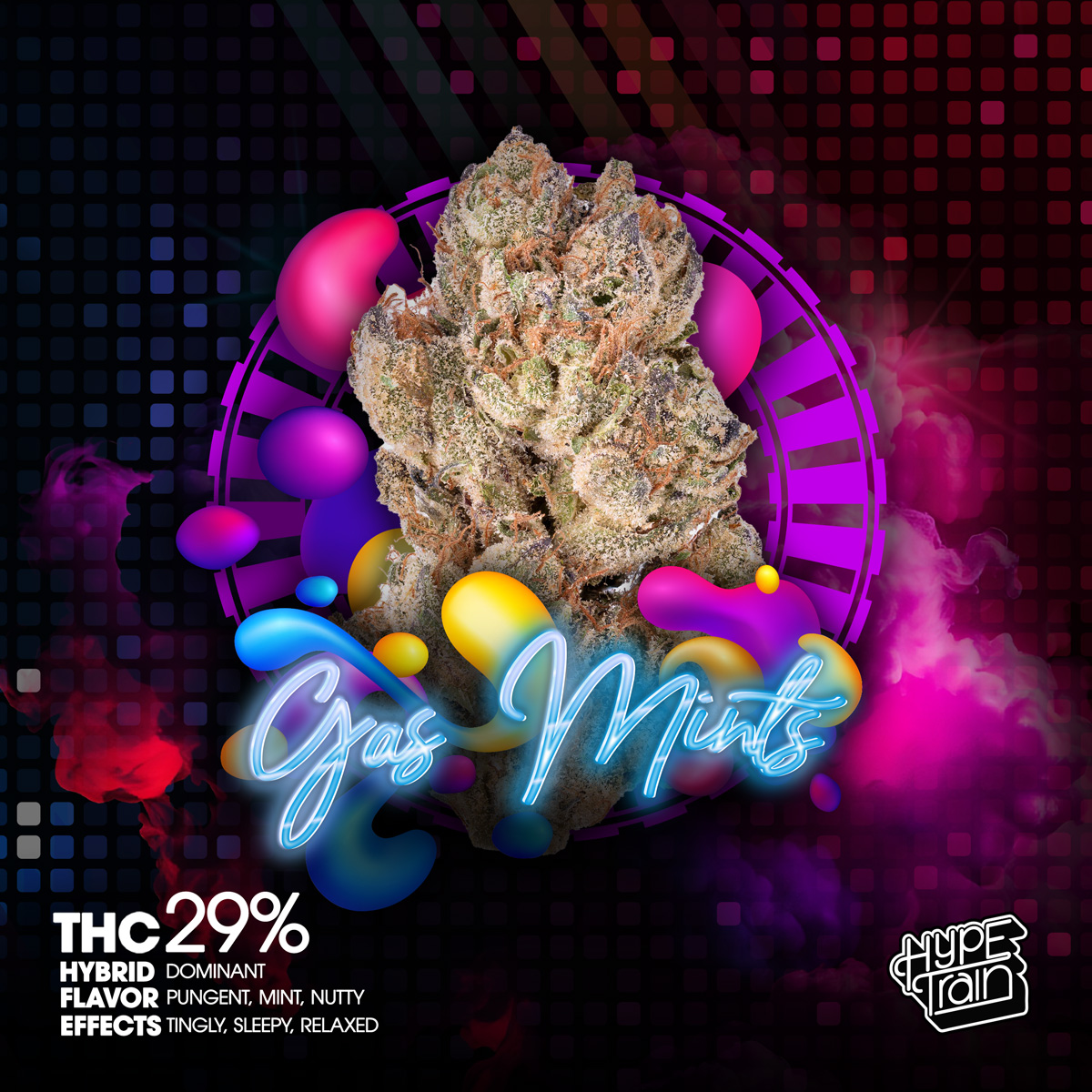 Hype-Train-Gas-Mints-Flower-1×1-1200×1200 Hype Train - Carbon Fiber Flower 3.5g
