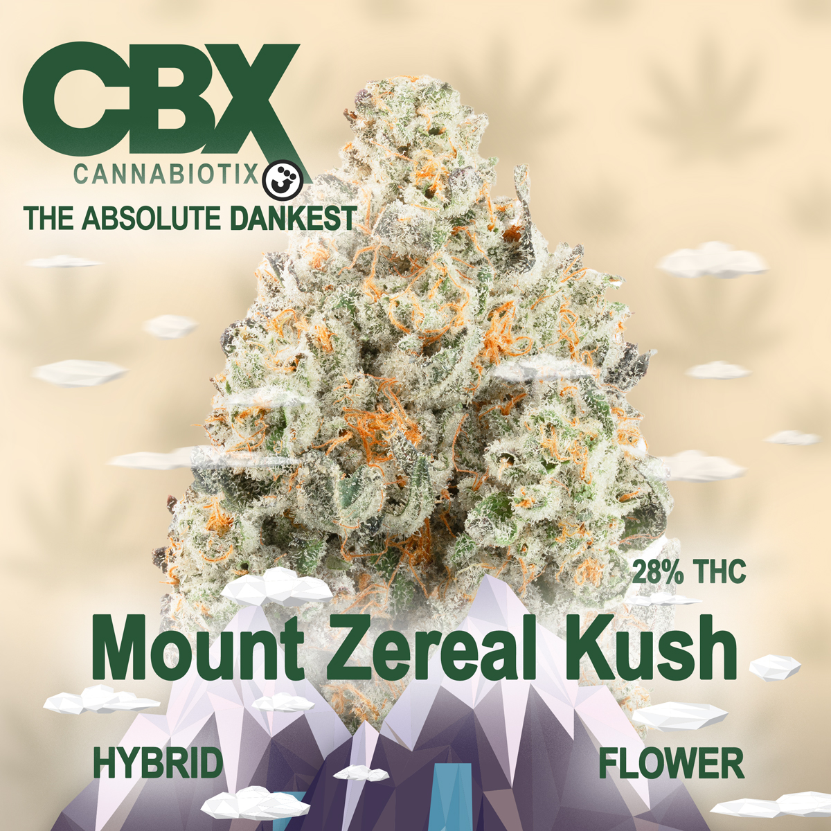 Cannabiotix-CBX-Flower-Mount-Zereal-Kush-1×1-BRANDED-1200×1200 Cake - Sour Apple Pie Designer Distillate Disposable 1.25g