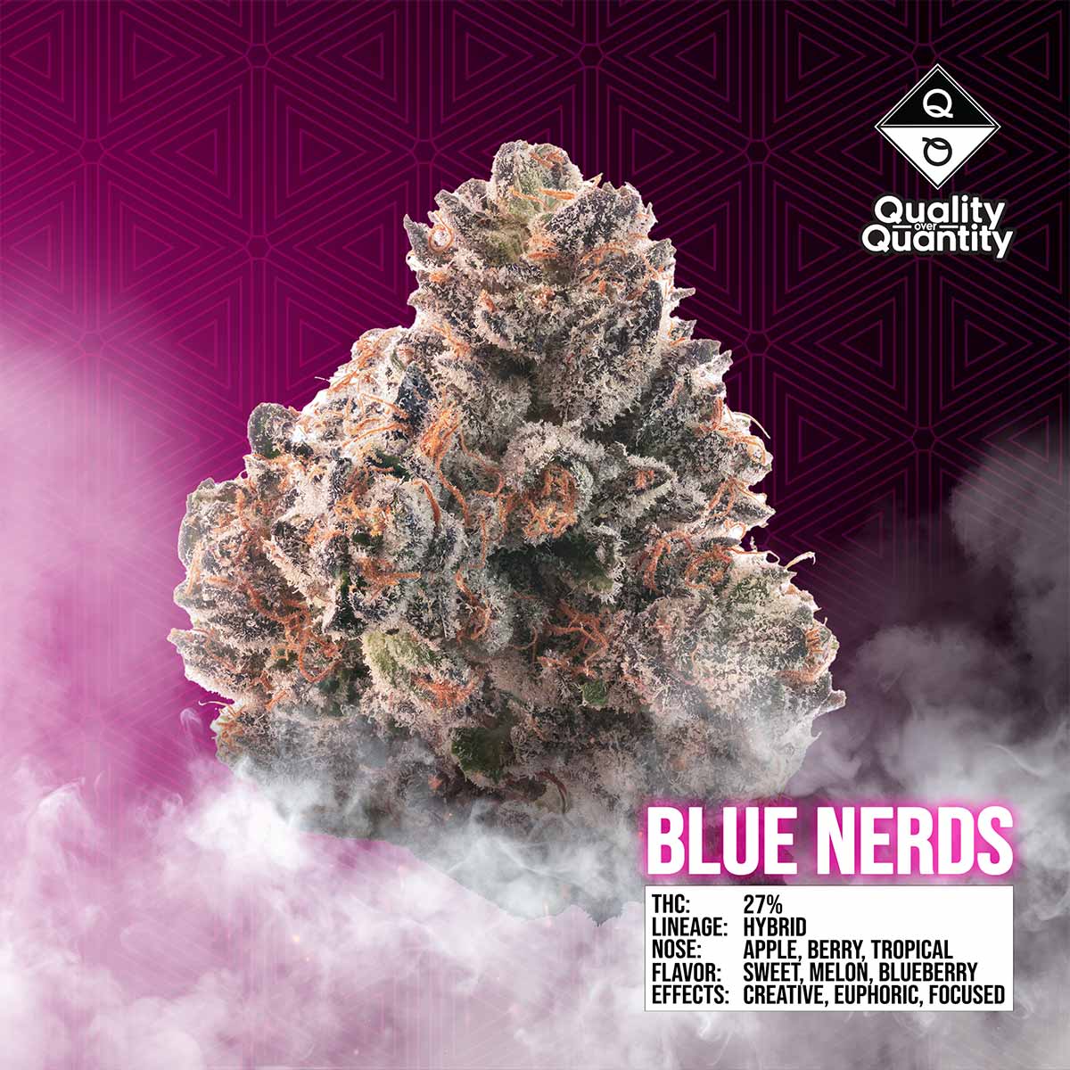 Q-Over-Q-Flower-Blue-Nerds-1×1-1200×1200 Quality Over Quantity Flower - Blue Nerds Flower 14g