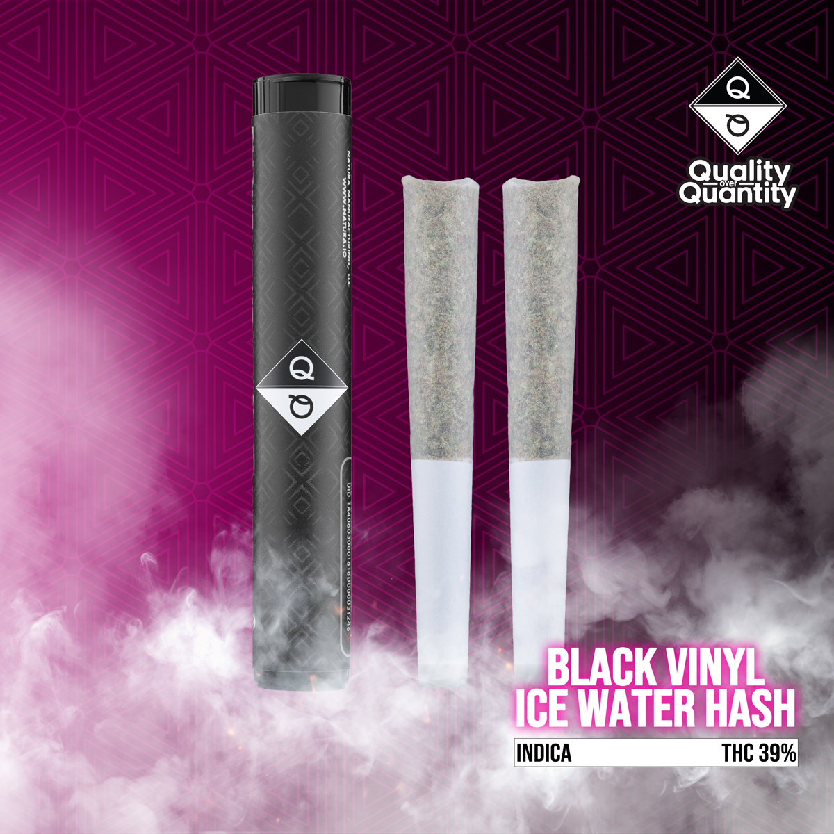 _Q-Over-Q–Preroll-Black-Vinyl-1×1-BRANDED-1200×1200 Hype Train - Carbon Fiber Flower 3.5g