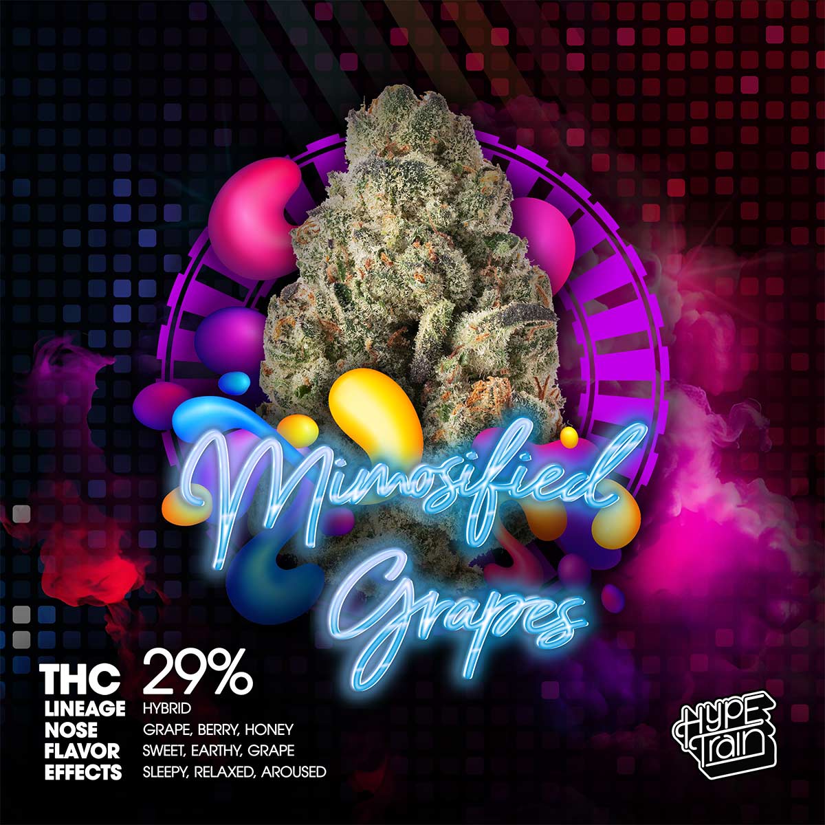 Hype-Train-Flower-Mimosified-Grapes-1×1-1200×1200 Hype Train - Mimosified Grapes Flower 28g