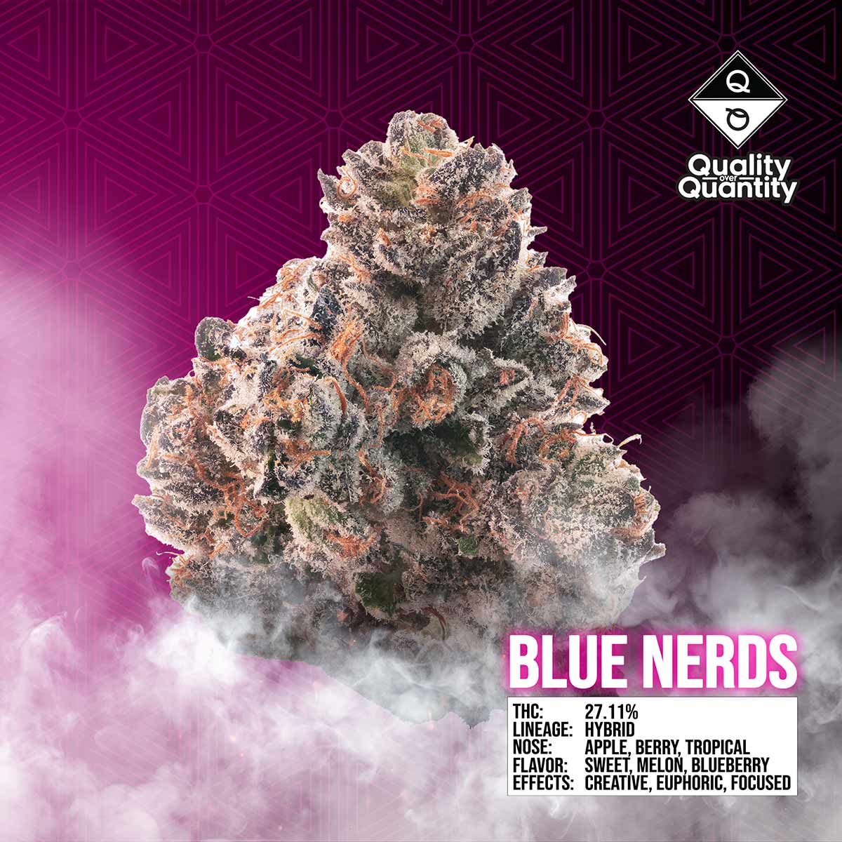 Q-Over-Q-Flower-Blue-Nerds-1×1-1200×1200 QUALITY OVER QUANTITY - Blue Nerds Flower 3.5g