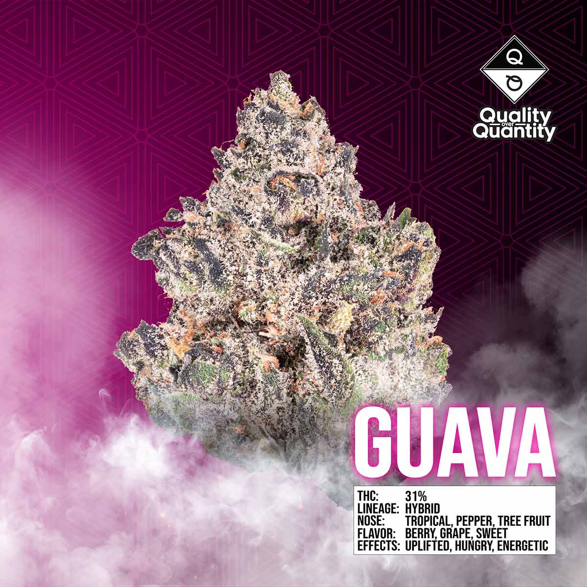 Q-Over-Q-Flower-Guava-1×1-1200×1200 Stiiizy Vapes - Sour Diesel Pod 1g