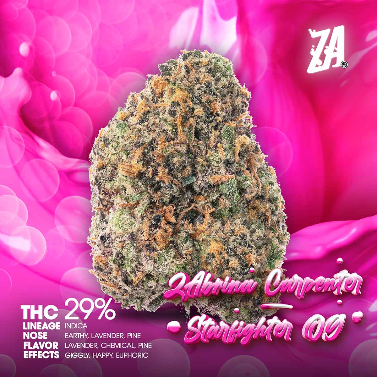 ZA-Flower-ZAbrina-Carpenter-Starfighter-1×1-1200×1200 ZA - ZAbrina carpenter Starfighter OG Flower 7g