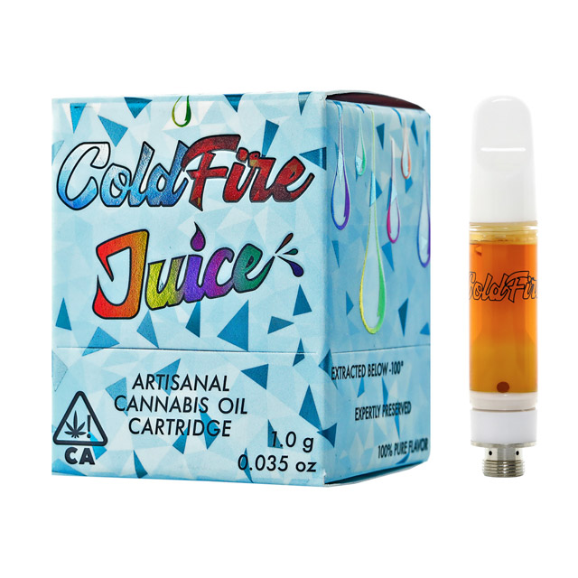 ColdFire – Carts – Generic Juice – WHT BG COLDFIRE - Jelly Donut Juice Cartridge 1g
