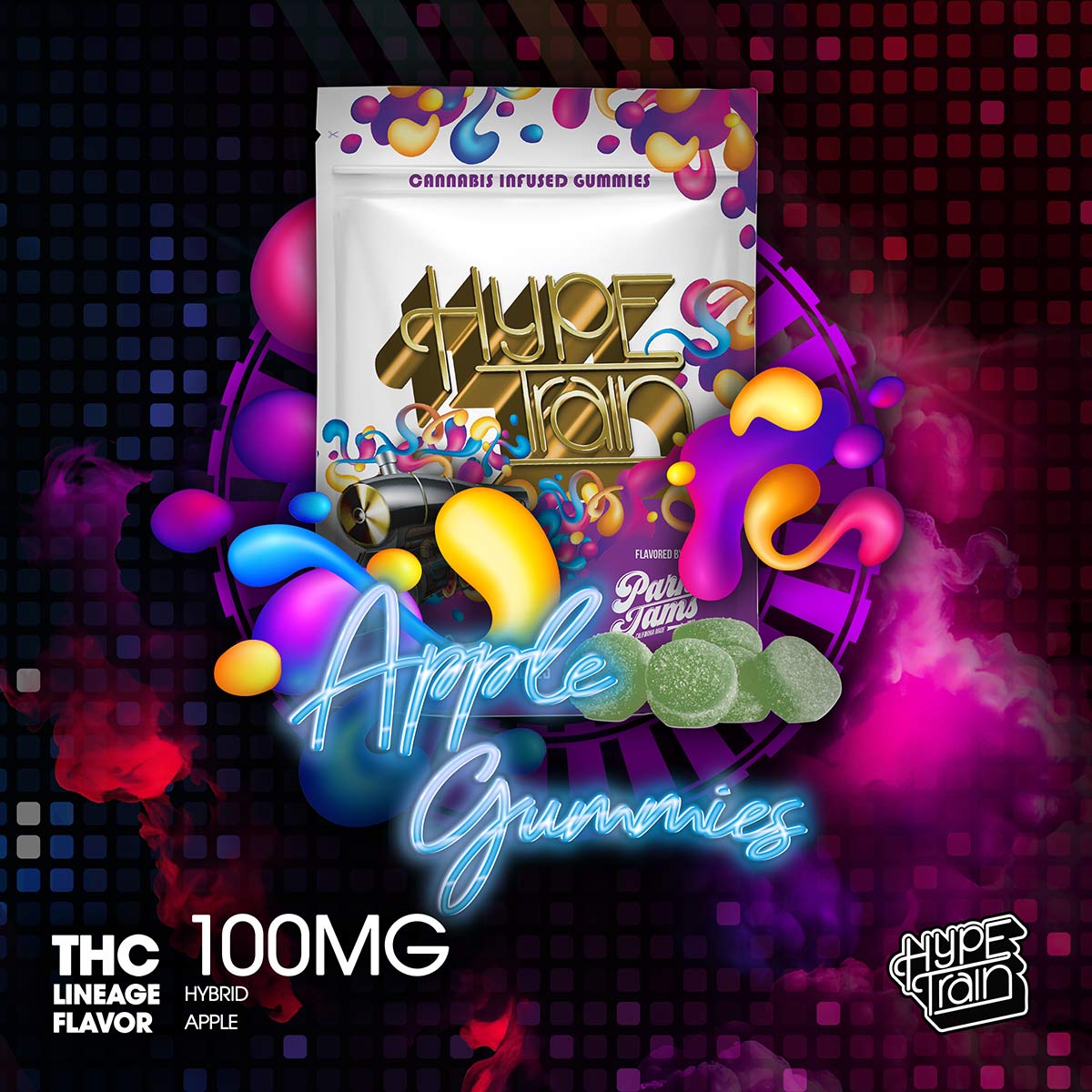 HYPE TRAIN - Apple Gummies 100mg