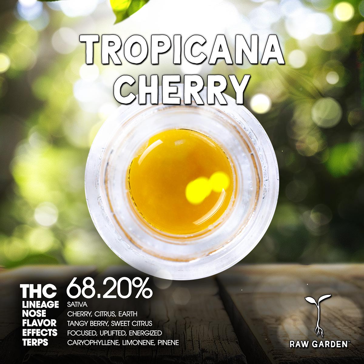 RAW GARDEN - Tropicana Cherry Live Resin 1g