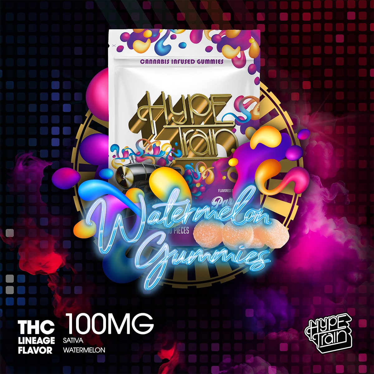 Hype Train – Gummies – Watermelon – 1×1 Branded 1200×1200 CANNABIOTIX - L'Orange Flower 3.5g