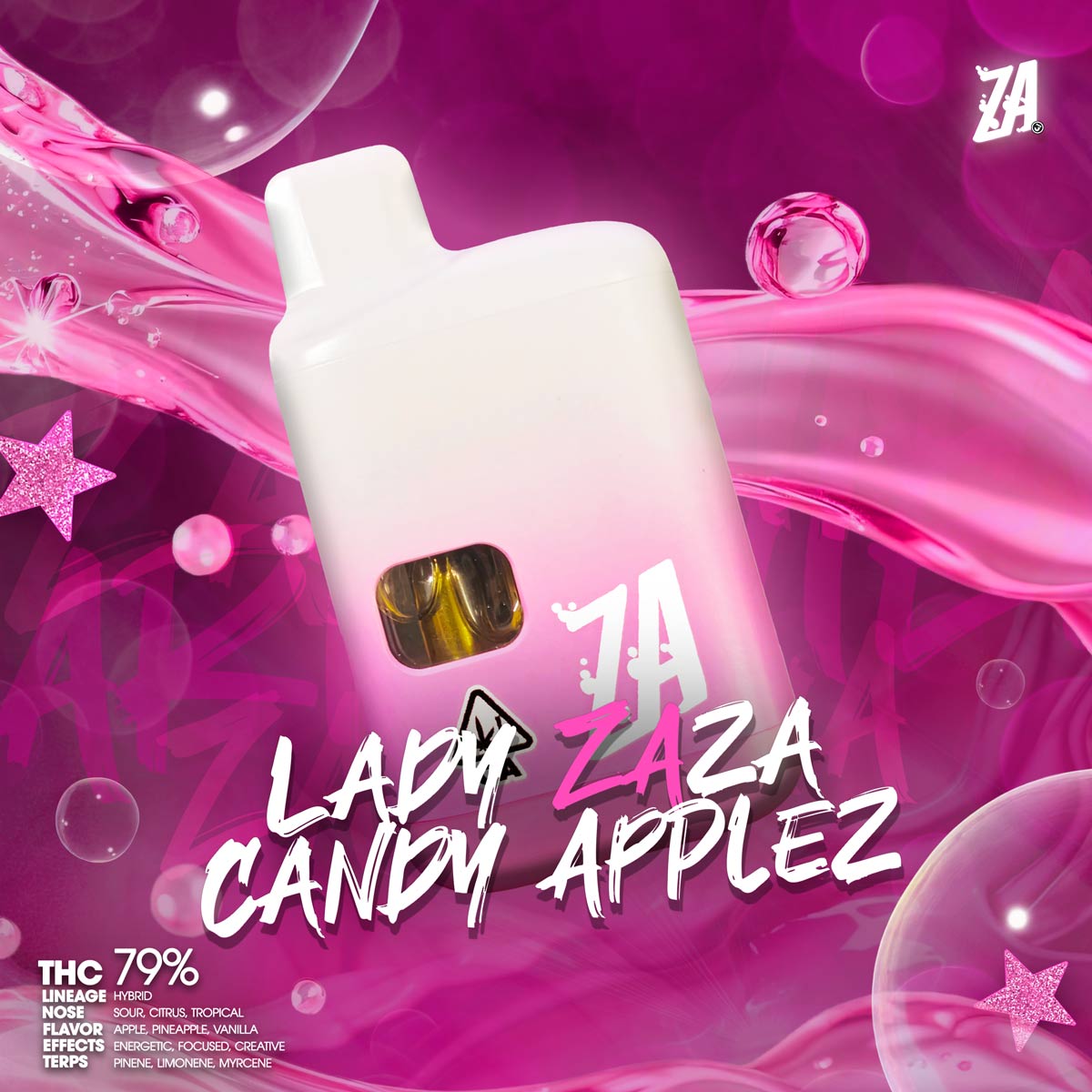 ZA - Lady ZAza Candy Applez Live Resin All In One Disposable 1.25g 