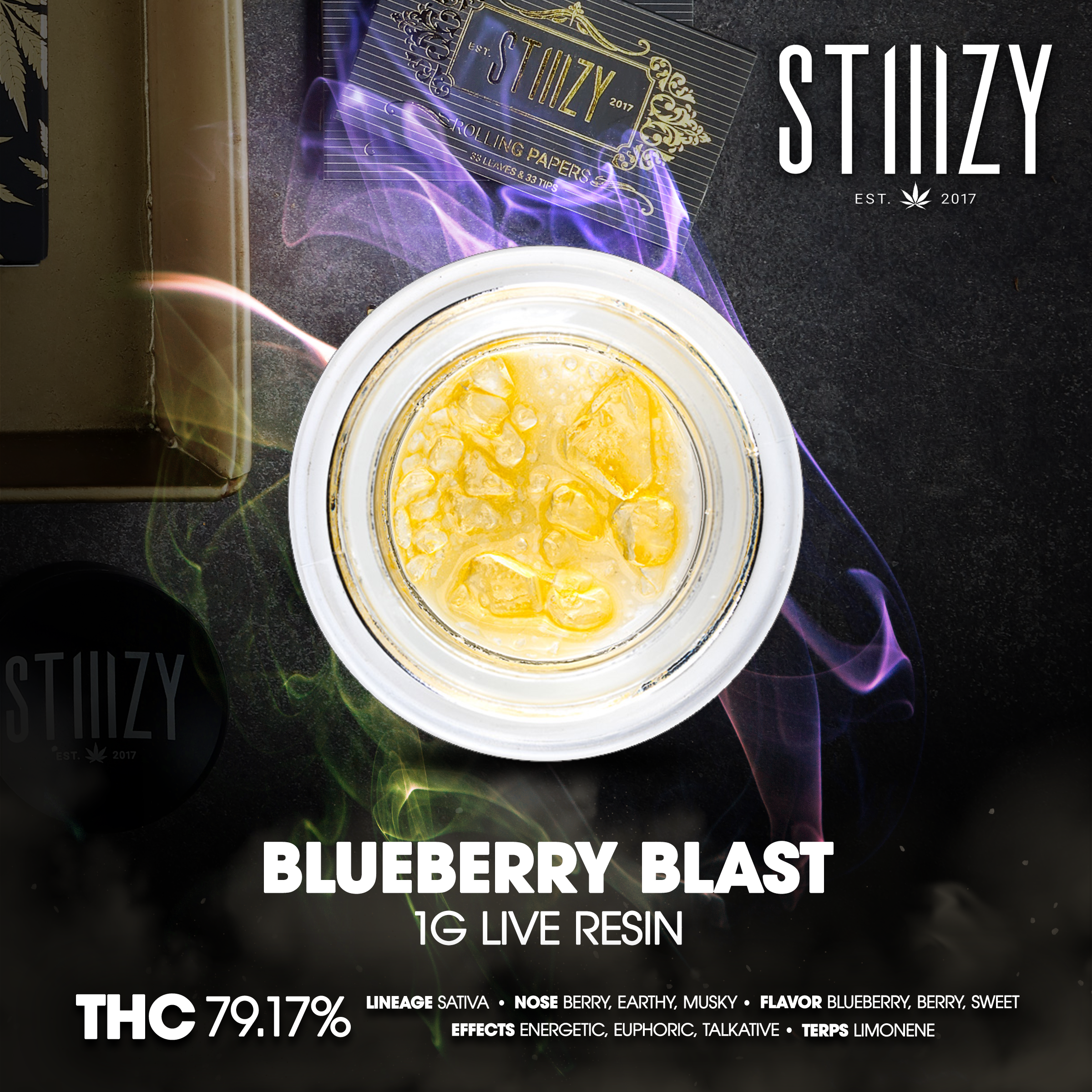 Stiiizy Concentrate Purple Haze 1×1 Branded 2400×2400