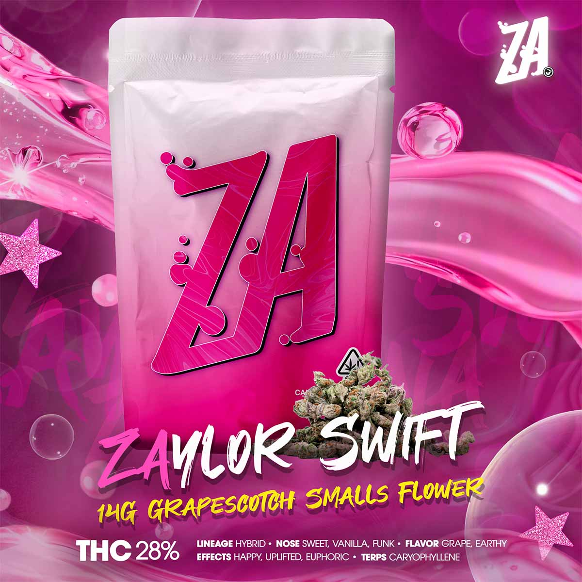 ZA – ZAylor Swift Grapescotch Smalls Flower 14g 1×1-BRANDED-1200×1200