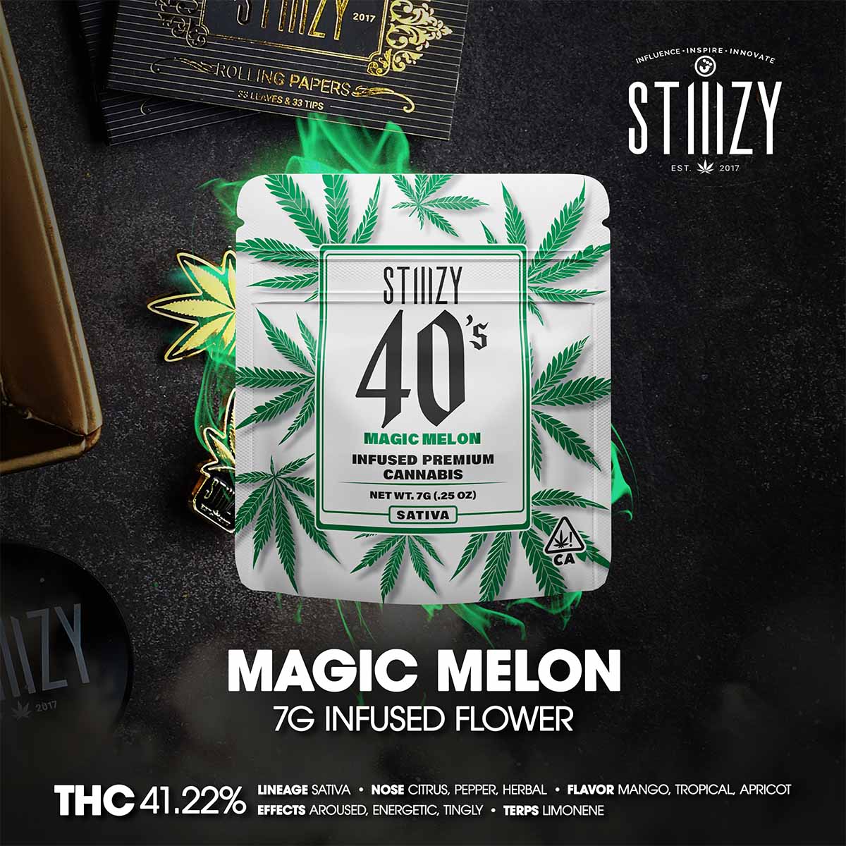 STIIIZY – Magic Melon Infused Flower 7g 1×1-BRANDED-1200×1200