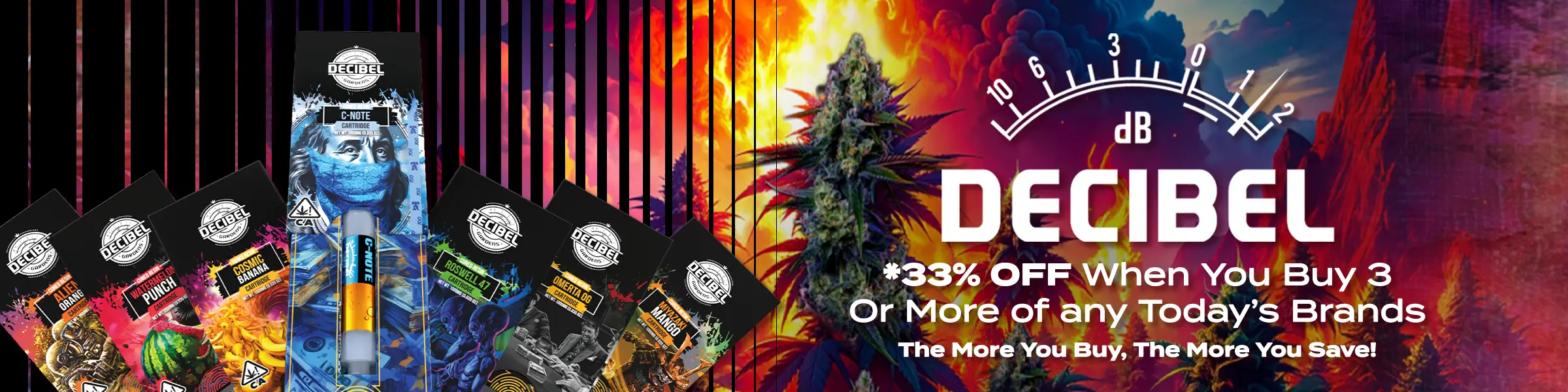 Decibel Gardens — Buy 2 Get 1 Free