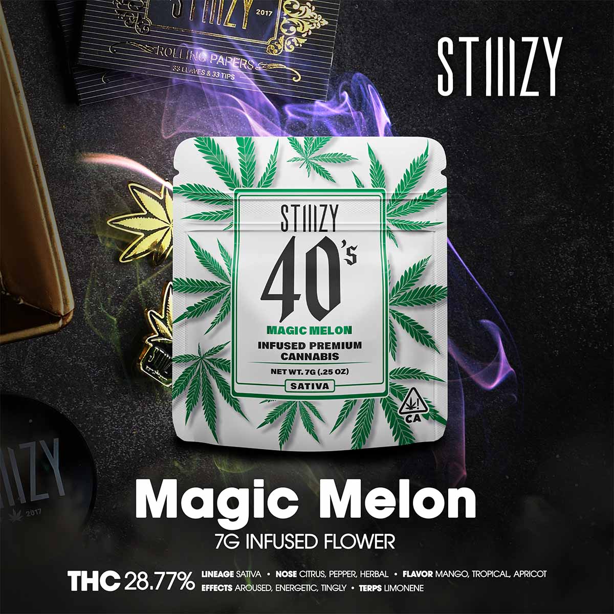STIIIZY – Magic Melon Infused Flower 7g 1×1-BRANDED-1200×1200