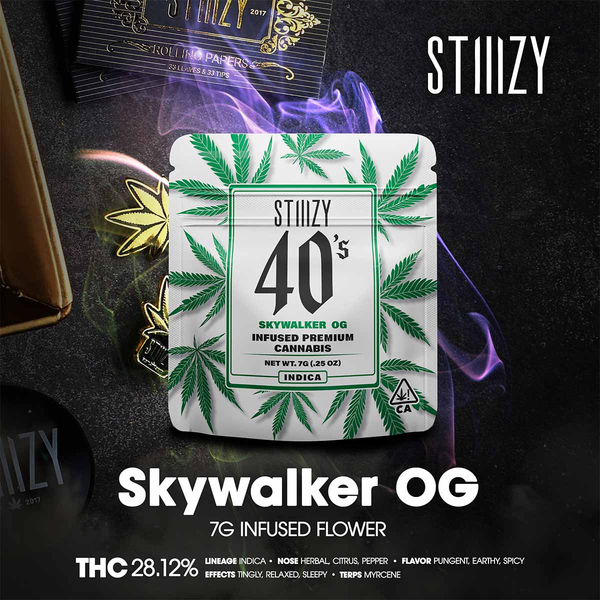 STIIIZY – Skywalker OG Infused Flower 7g 1×1-BRANDED-1200×1200