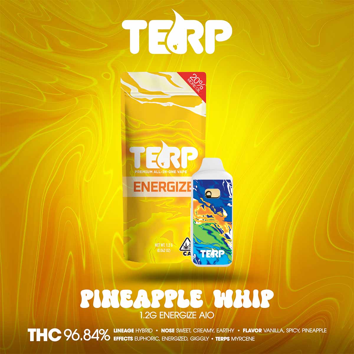 TERP – Pineapple Whip Energize AIO 1.2g -1×1-BRANDED-1200×1200