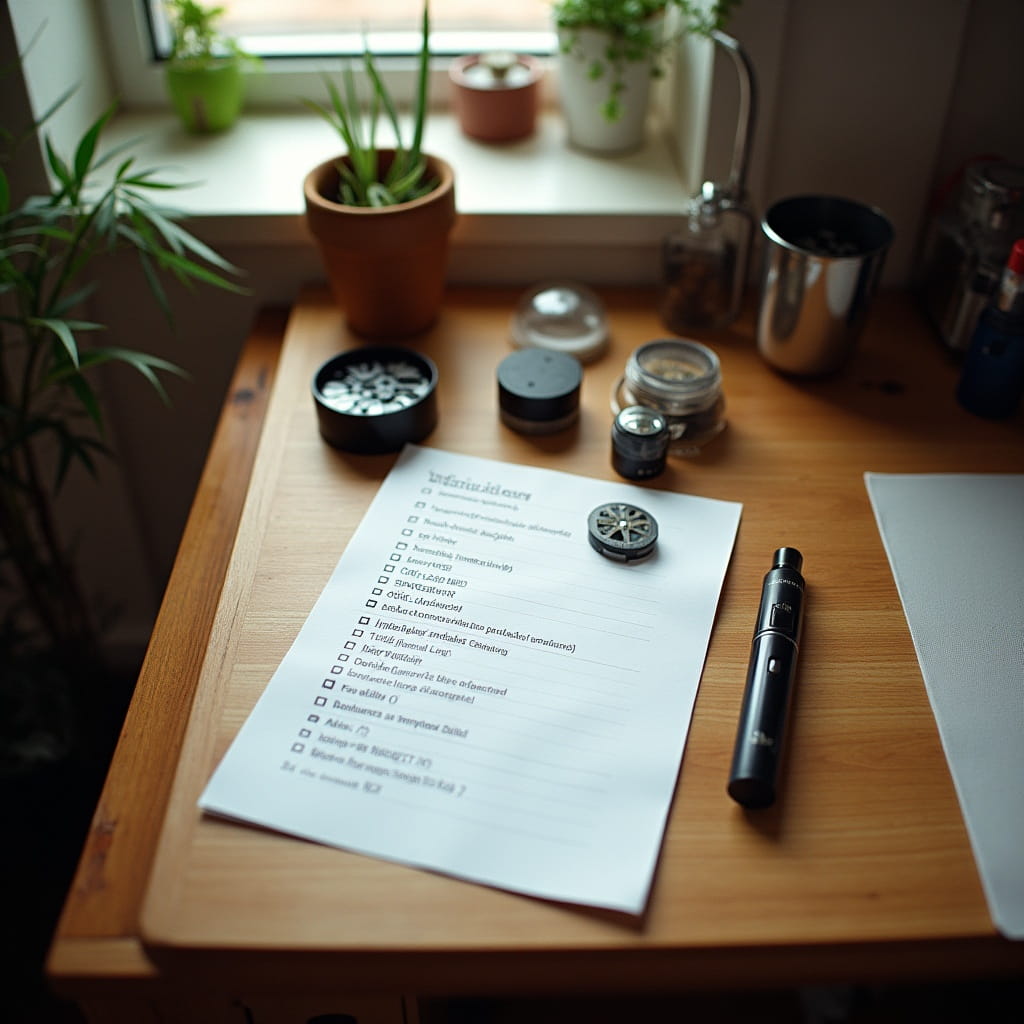 Cannabis Vapes Checklist