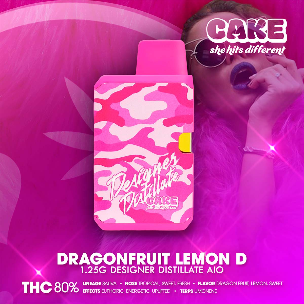 CAKE CAMO – Dragonfruit Lemon D Designer Distillate AIO 1.25g-1×1-BRANDED-1200×1200