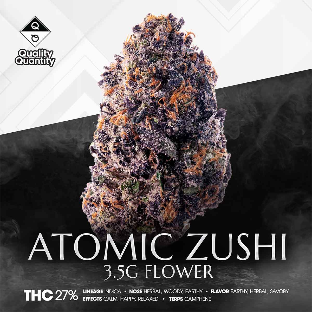 QUALITY OVER QUANTITY – Atomic Zushi Flower 3.5g-1×1-BRANDED-1200×1200