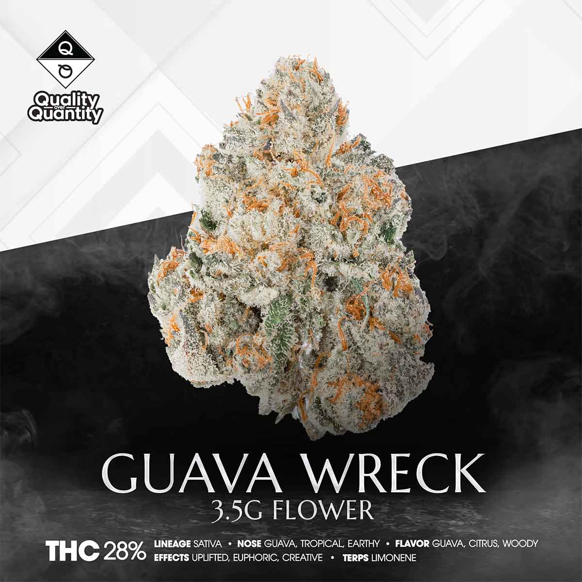 QUALITY OVER QUANTITY – Guava Wreck Flower 3.5g-1×1-BRANDED-1200×1200